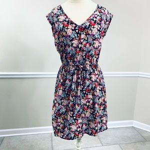 Flower print dress